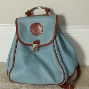 Small blue backpack